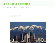 Tablet Screenshot of dentistlosangeles.co